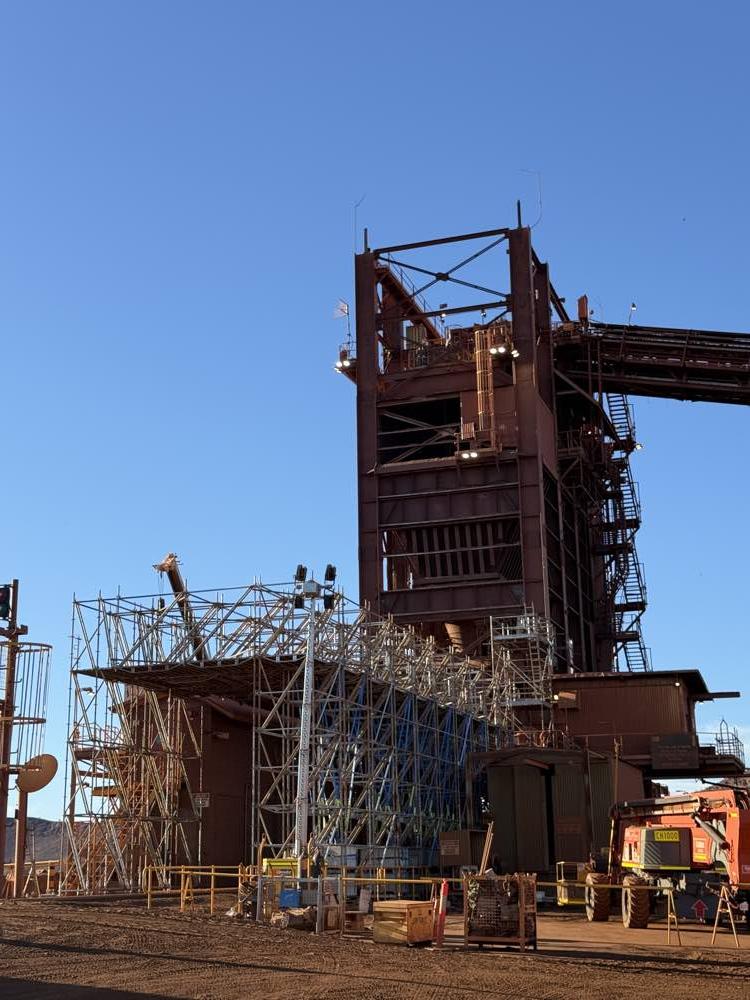 A processing plant in the Pilbara